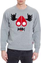 Men's Moose Knuckles Monster Sweatshirt - Grey