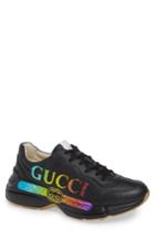 Men's Gucci Rhyton Sneaker Us / 5uk - Black