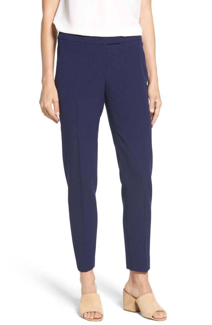 Women's Anne Klein Stretch Crepe Slim Pants