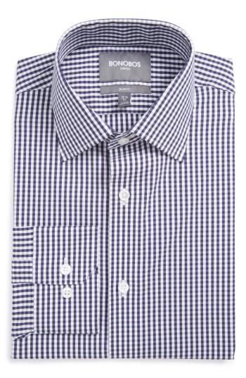Men's Bonobos Jetsetter Slim Fit Check Stretch Dress Shirt