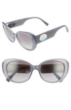 Women's Tiffany & Co. Return To Tiffany 54mm Oval Sunglasses - Opal Grey Gradient