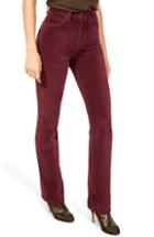Women's Reformation Stretch Cotton Velvet Pants - Purple