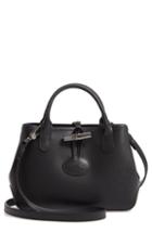 Longchamp Mini Roseau Leather Crossbody Bag -