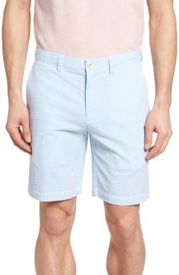 Men's Vineyard Vines 9 Inch Seersucker Shorts - Blue