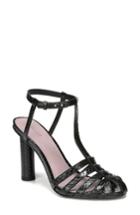 Women's Diane Von Furstenberg Eva T-strap Sandal M - Black
