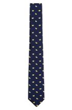 Men's Topman Lemon Motif Tie, Size - Blue
