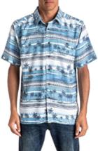 Men's Quiksilver Waterman Collection Regular Fit Power Lounge 2 Print Sport Shirt