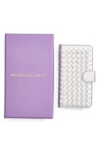 Women's Mobileluxe Iphone 6/6s Wallet Case - Metallic