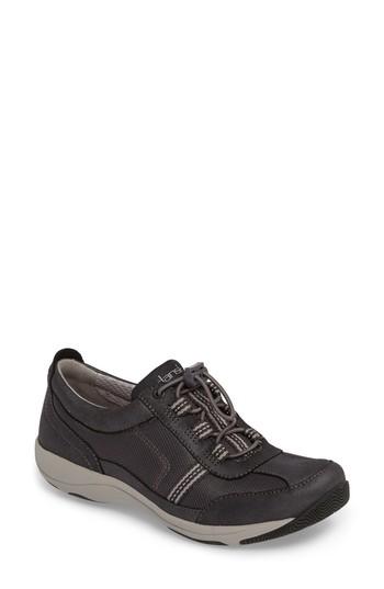 Women's Dansko 'helen' Suede & Mesh Sneaker .5-9us / 39eu M - Grey