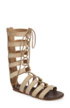 Women's Roan Rhea Lace-up Gladiator Sandal .5 M - Beige