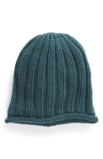 Women's Free People Rory Rib Beanie - Blue