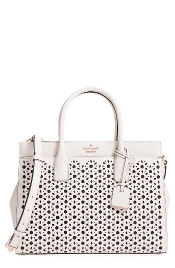 Kate Spade New York Cameron Street - Candace Perforated Leather Satchel -