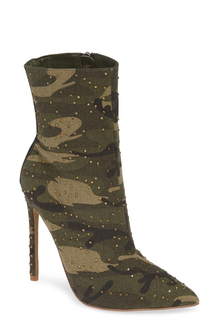 Women's Steve Madden Wagu Bootie M - Green