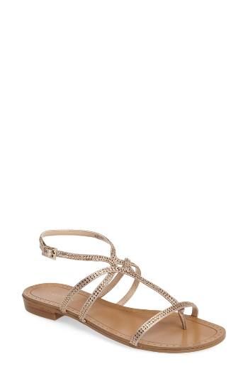 Women's Pelle Moda Yonder Sandal .5 M - Metallic