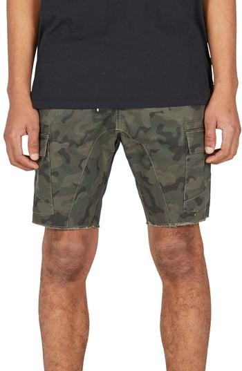 Men's Zanerobe Sureshot Camo Cargo Shorts - Green