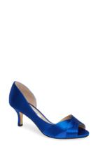 Women's Nina Contesa Open Toe Pump .5 M - Blue