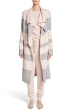 Women's St. John Collection Stripe Wool & Cashmere Sweater - Pink