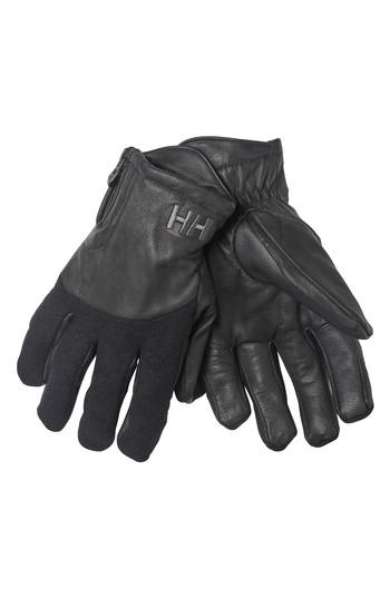 Men's Helly Hansen Balder Leather Gloves - Black