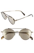 Women's Oliver Peoples 49mm Brow Bar Aviator Sunglasses -