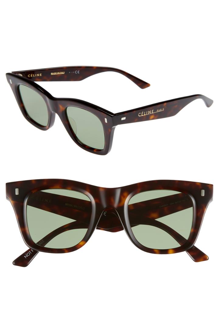 Women's Celine 46mm Square Sunglasses -