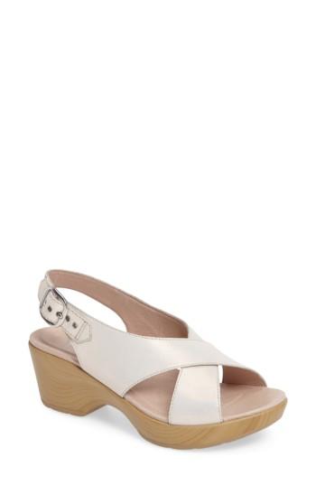 Women's Dansko 'jacinda' Sandal .5-10us / 40eu M - Metallic