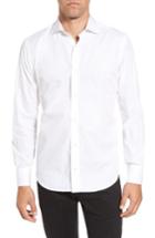 Men's Eleventy Trim Fit Sport Shirt - White