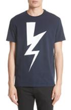 Men's Neil Barrett Abstract Bolt T-shirt - Blue