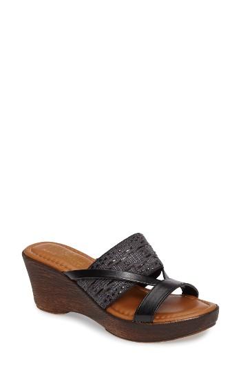 Women's Tuscany By Easy Street Rachele Strappy Wedge Platform Sandal