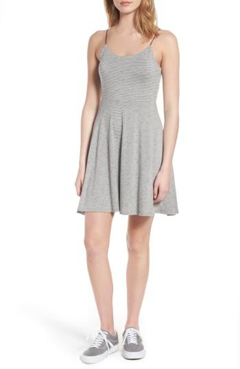 Women's Lush Fit & Flare Dress - Grey