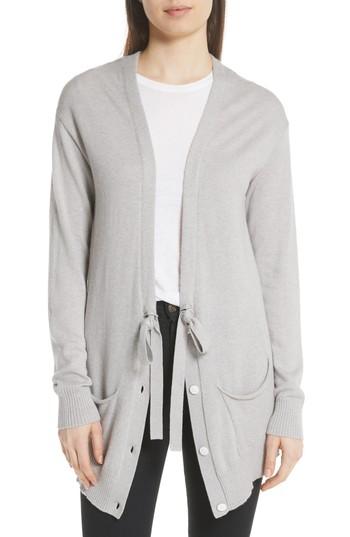 Women's Brochu Walker Bray Cotton & Cashmere Cardigan - Grey