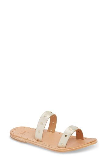 Women's Beek Woodpecker Studded Slide Sandal M - Grey