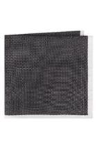 Men's Ted Baker London Black & White Silk Pocket Square