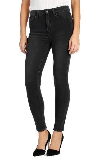 Women's Paige Margot High Waist Ankle Skinny Jeans - Black