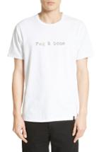 Men's Rag & Bone Glitch Logo T-shirt - White
