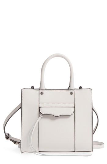 Rebecca Minkoff 'mini Mab Tote' Crossbody Bag - Grey