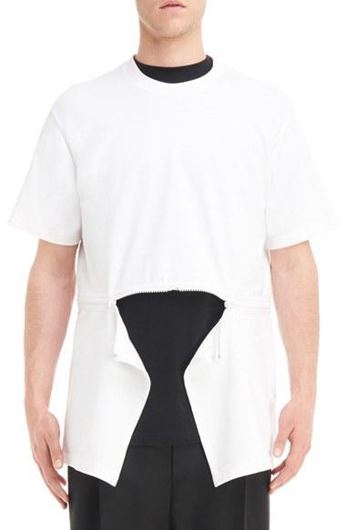 Men's Givenchy Zip Off Bottom T-shirt