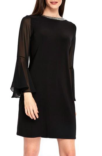 Women's Wallis Embellished Collar Bell Sleeve Dress