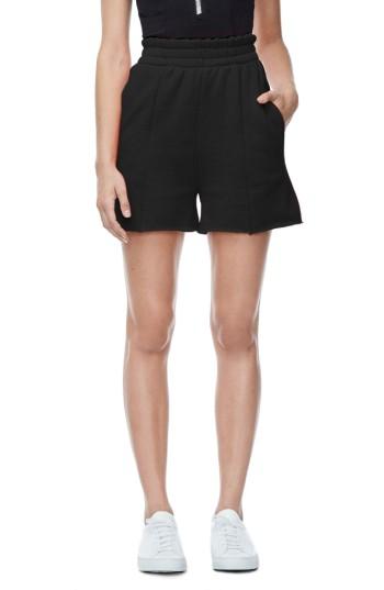 Women's Good American Good Sweats The High Waist Shorts - Black