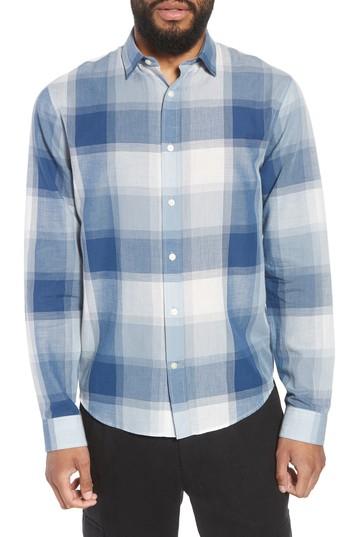 Men's Vince Classic Fit Plaid Sport Shirt