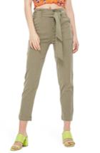 Women's Topshop Popper Utility Trousers Us (fits Like 6-8) - Green
