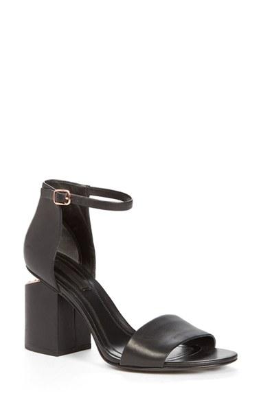 Women's Alexander Wang 'abby' Ankle Strap Sandal Us / 40eu - Black