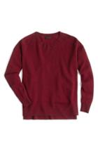 Women's J.crew Carine Relaxed Cashmere Sweater - Burgundy