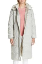 Women's Rag & Bone Jenset Quilted Wool Blend Coat, Size - Grey