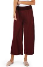 Women's Michael Stars Crop Wide Leg Pants - Red