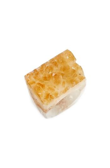 Women's Hespera Jewelry Carved Citrine Ring