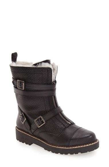 Women's Arturo Chiang 'pelli' Genuine Shearling Lined Boot