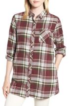 Women's Barbour Bressay Shirt Us / 8 Uk - Burgundy