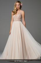 Women's Watters Ora Strapless Tulle Gown, Size In Store Only - Pink