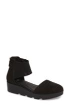 Women's Eileen Fisher Mesh Ankle Strap Sandal .5 M - Black