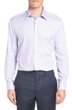 Men's Ted Baker London Ollyox Slim Fit Solid Dress Shirt .5 - Purple